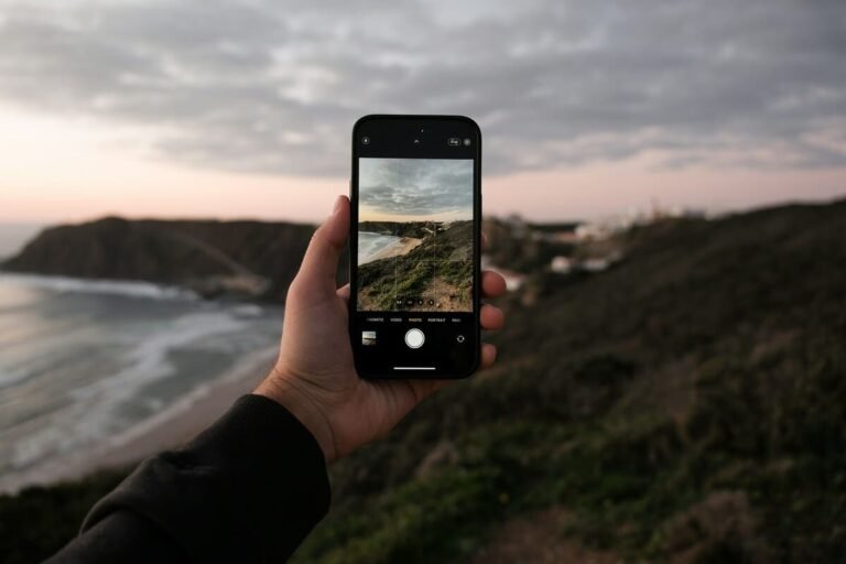 person iPhone photography outdoor taking photo