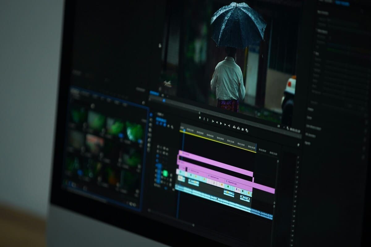 photographer editing reviewing images creative process