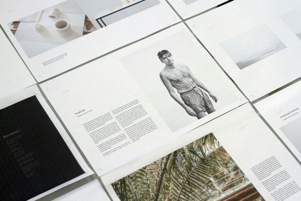 photography book portfolio printed editorial