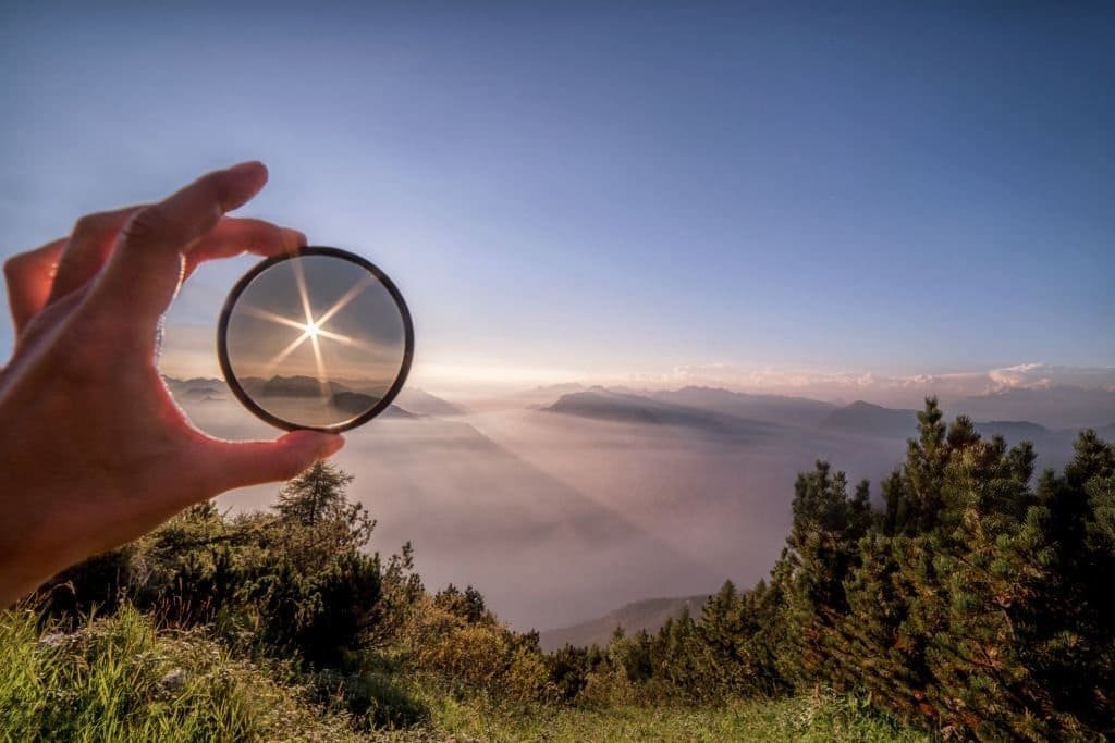 polarizer filter angle sun landscape photography