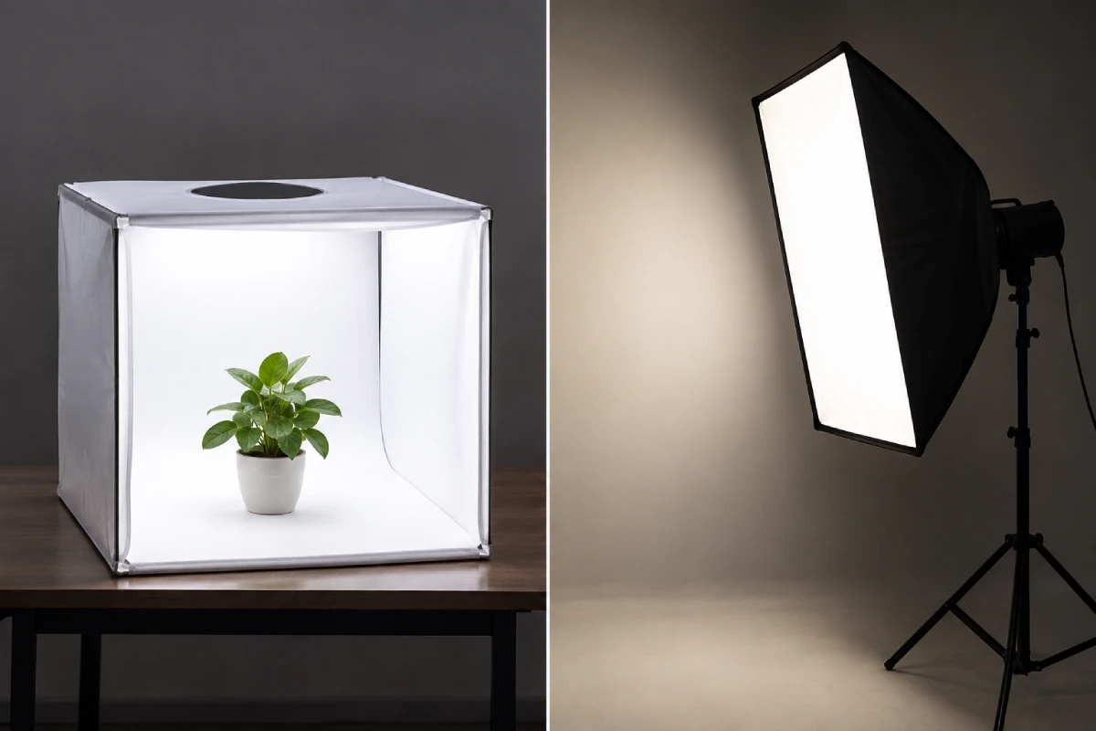 Lightbox vs softbox